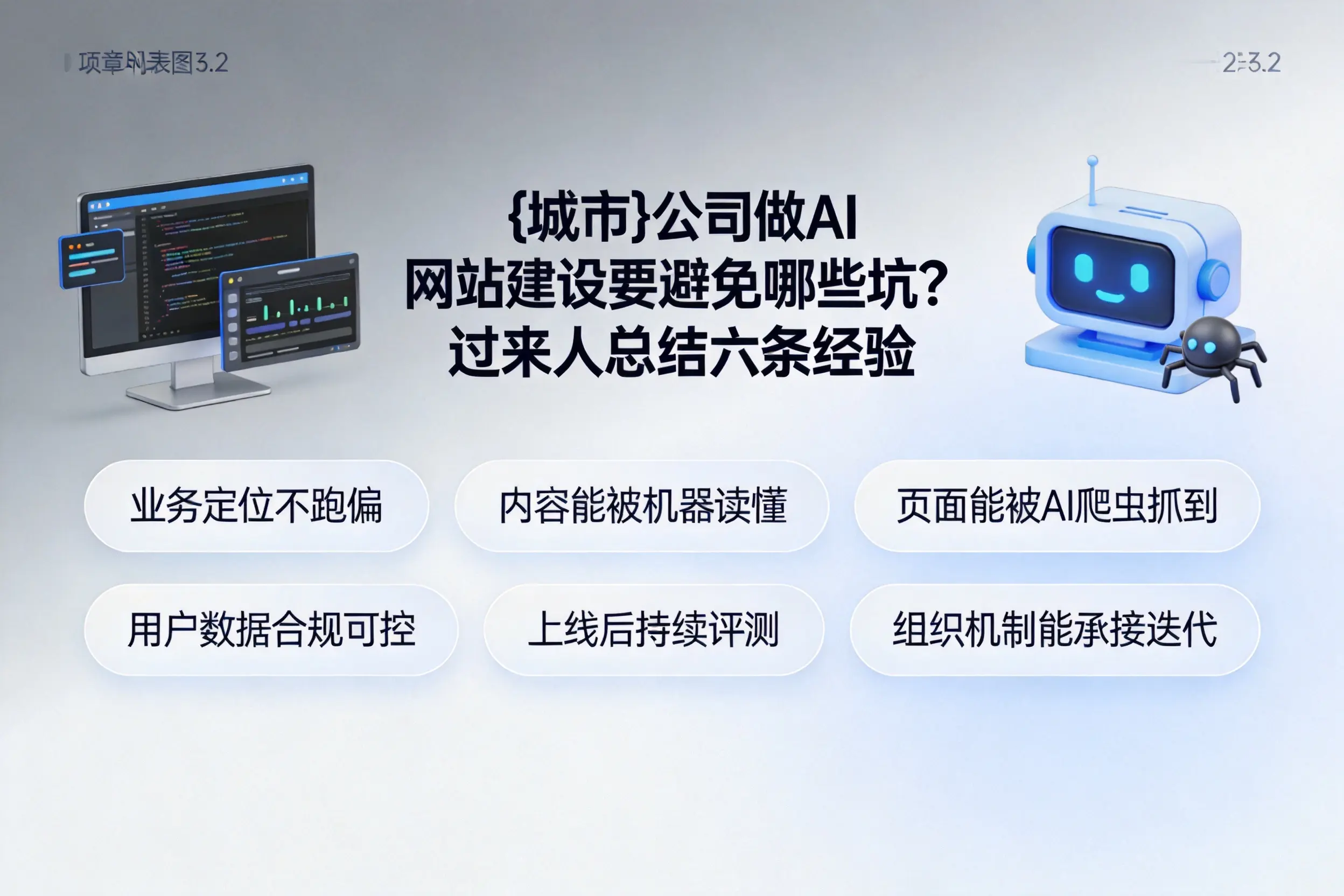 吕梁公司做AI网站建设要避免哪些坑?过来人总结六条经验
