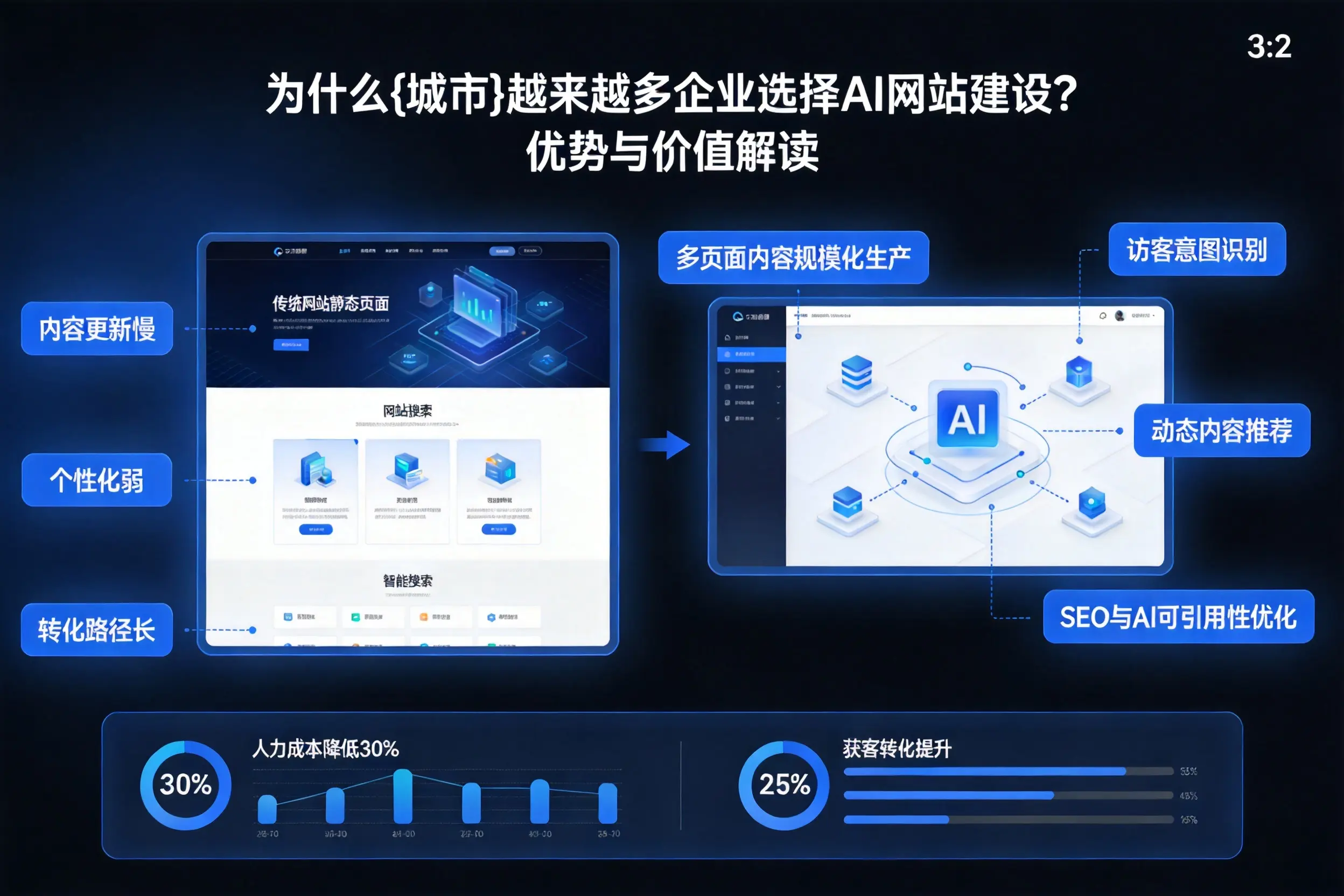 为什么吕梁越来越多企业选择AI网站建设？优势与价值解读