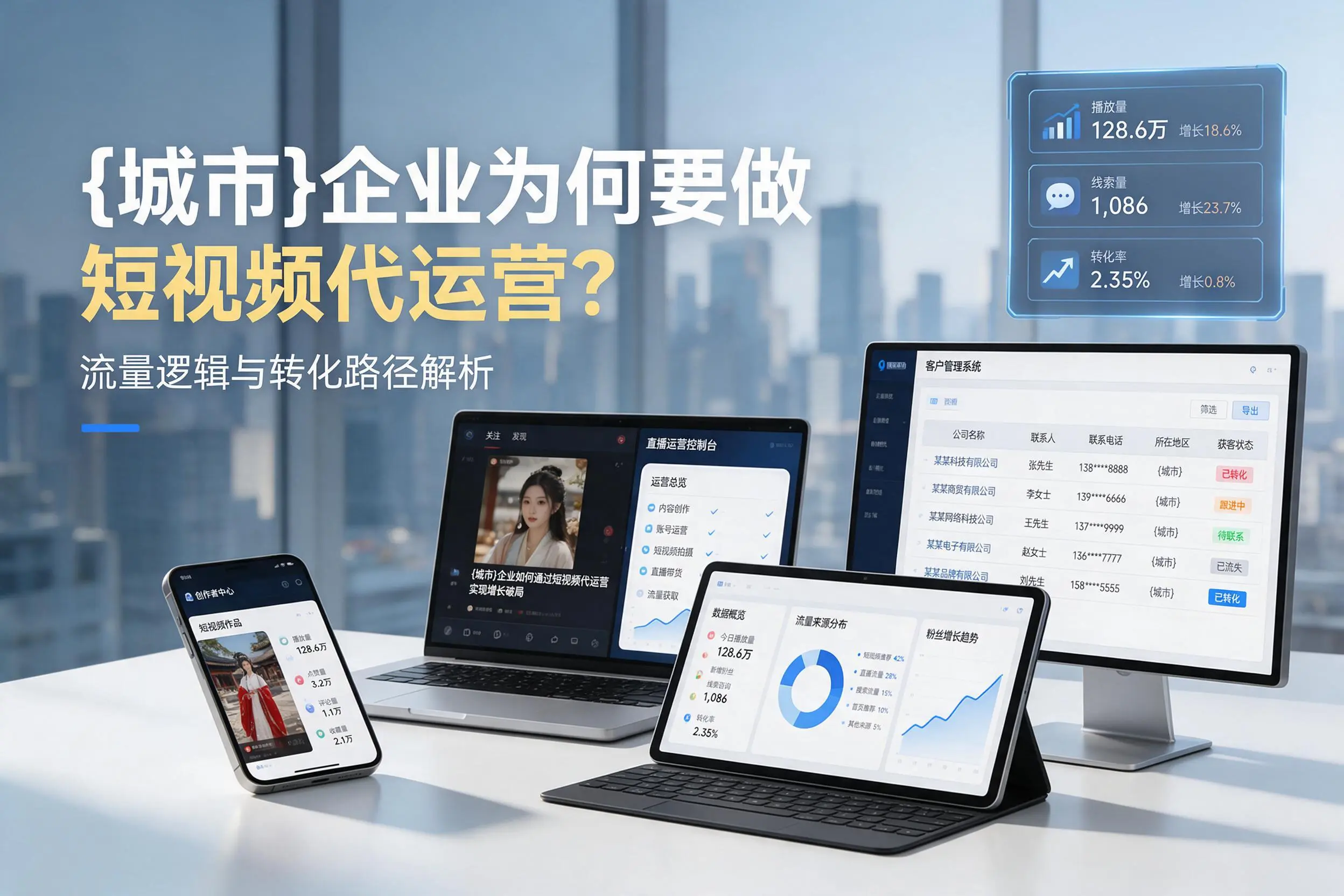 吕梁企业为何要做短视频代运营？流量逻辑与转化路径解析