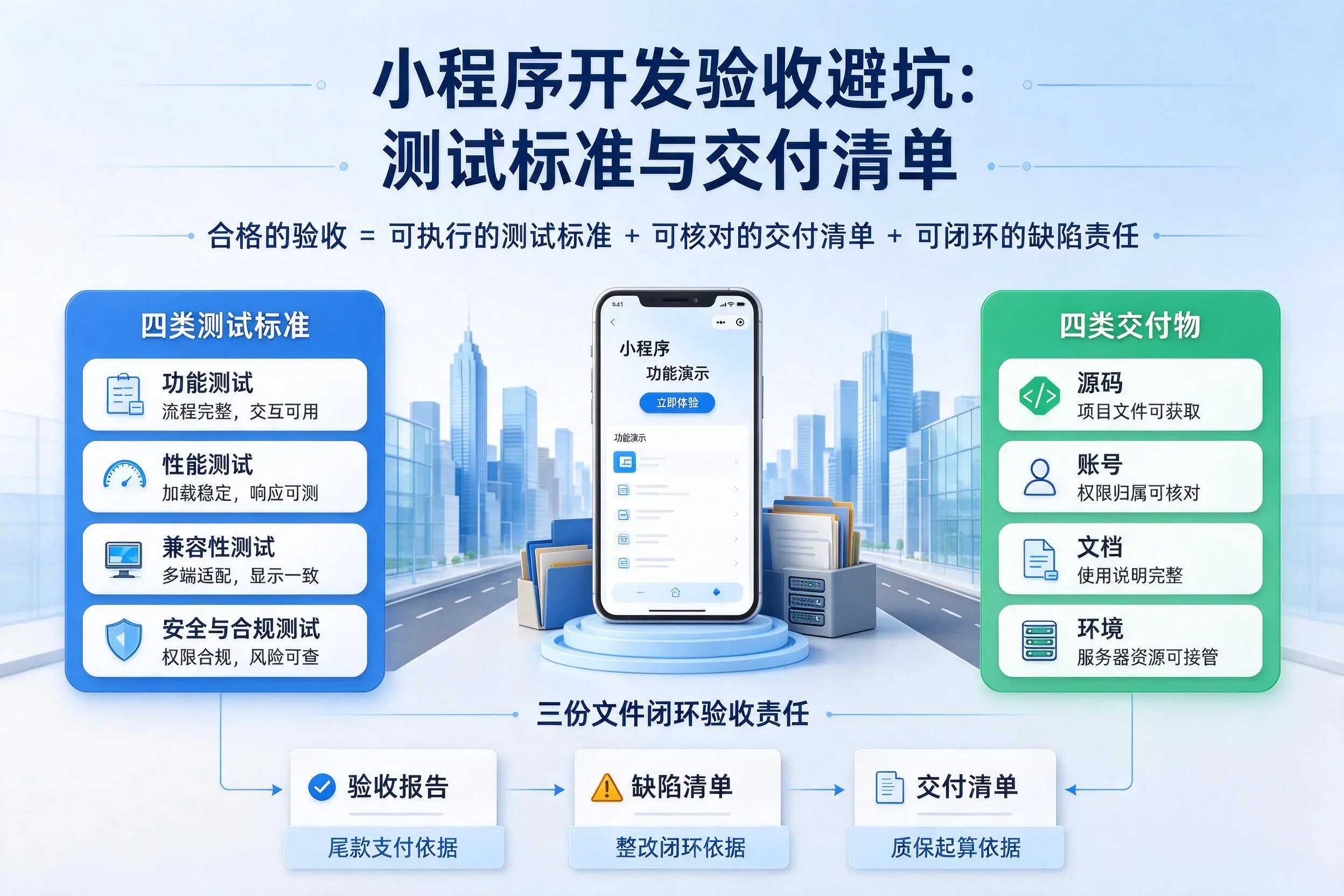 吕梁小程序开发验收避坑:测试标准与交付清单