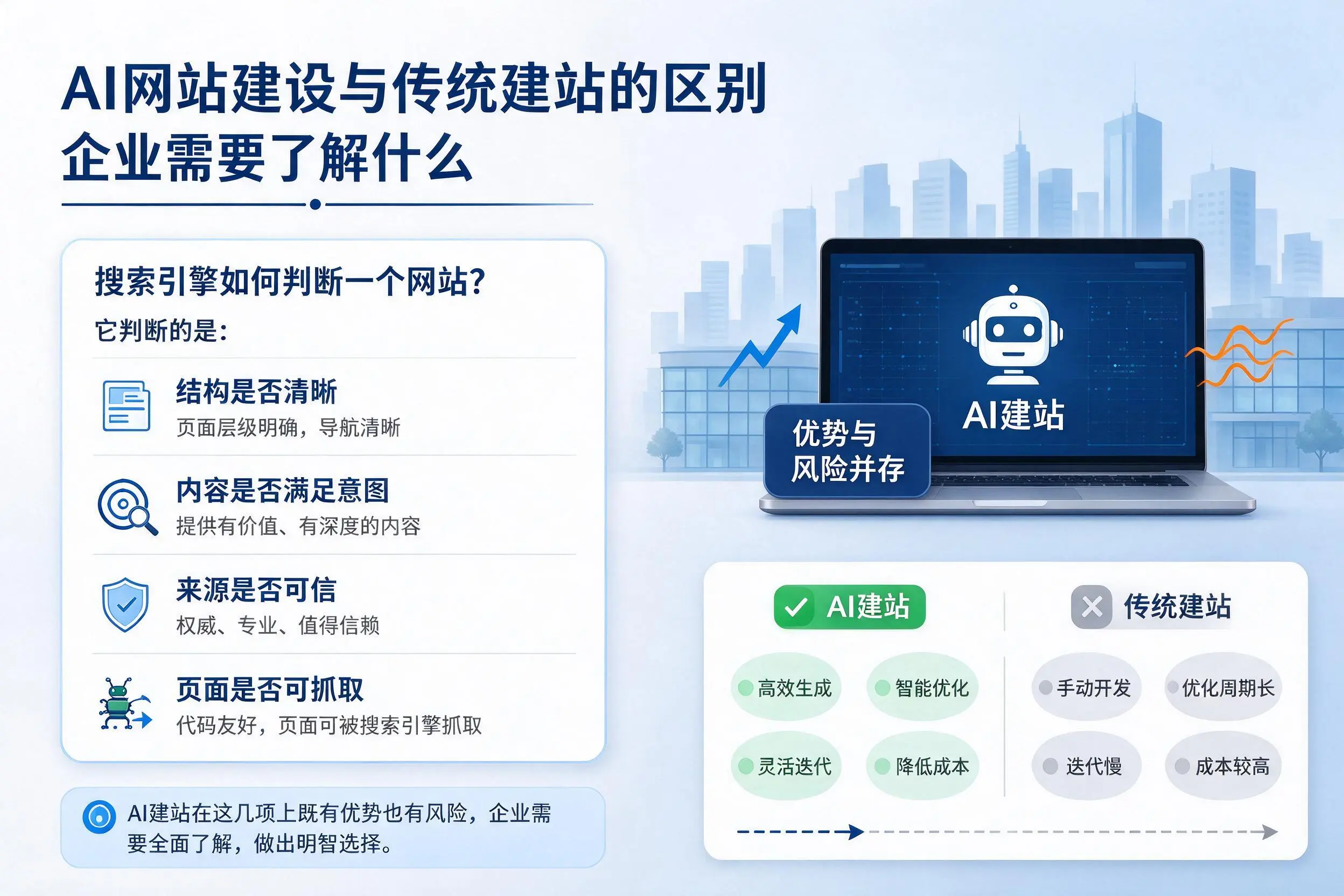AI网站建设与传统建站的区别，吕梁企业需要了解什么