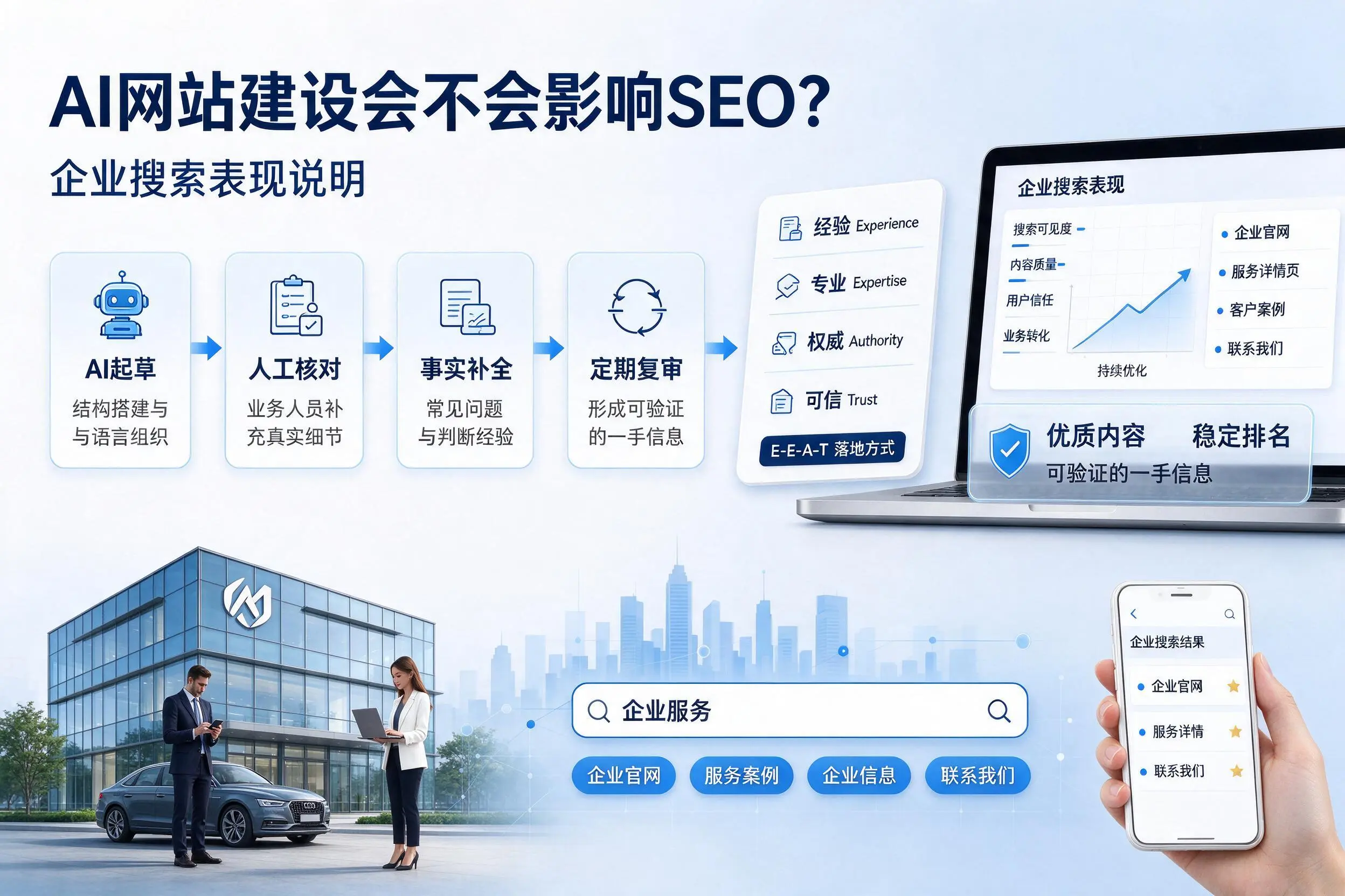 AI网站建设会不会影响SEO?吕梁企业搜索表现说明