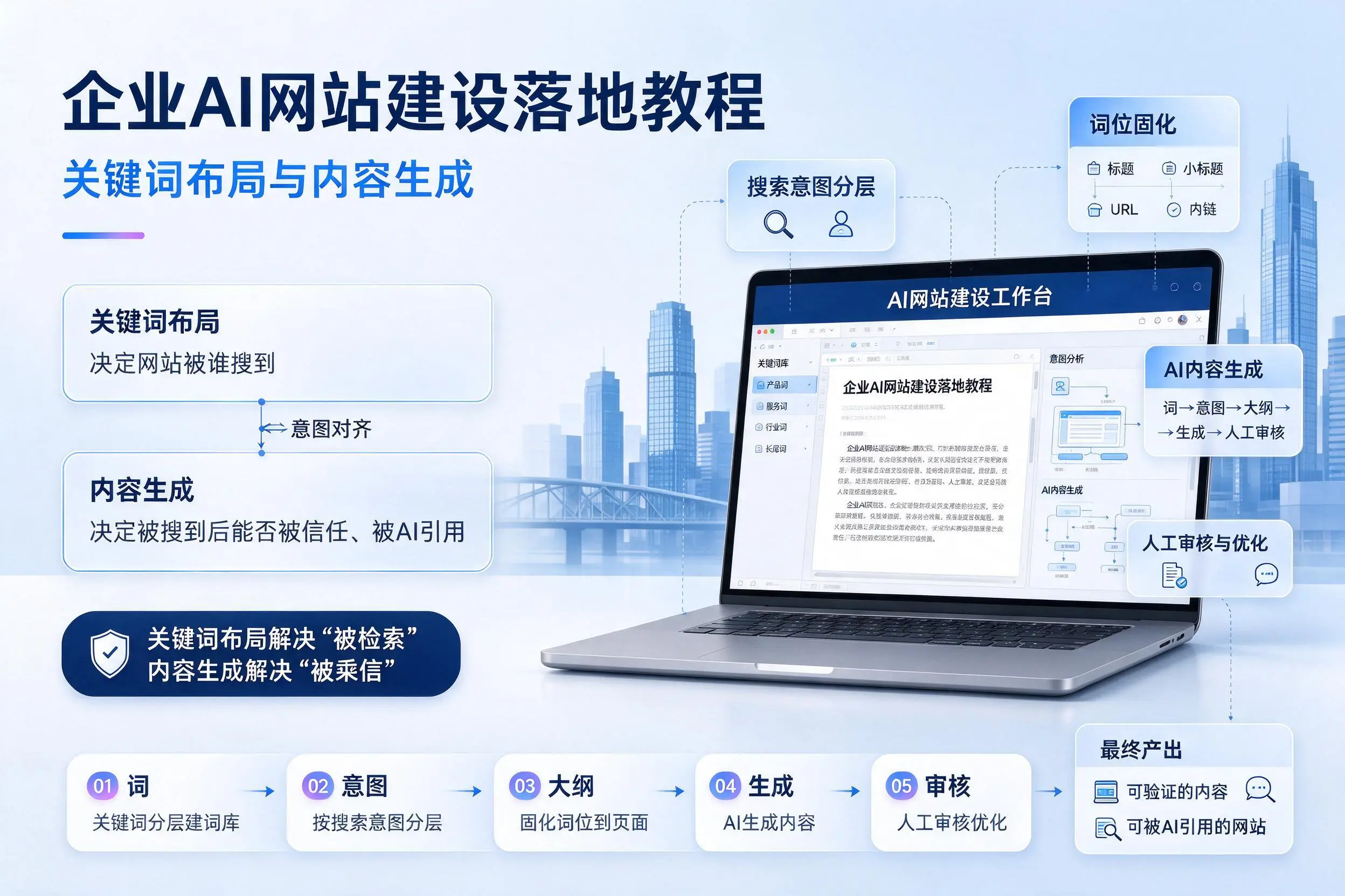 吕梁企业AI网站建设落地教程:关键词布局与内容生成